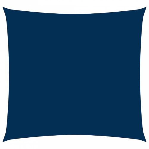 Kék négyzet alakú oxford-szövet napvitorla 6 x 6 m