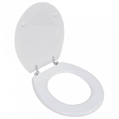 Egyszerű tervezésű fehér MDF WC-ülőke