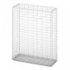 Gabion kosár fedéllel horganyzott drótból 100 x 80 x 30 cm 