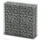 Gabion kosár fedéllel horganyzott drótból 100 x 100 x 30 cm 