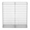 Gabion kosár fedéllel horganyzott drótból 100 x 100 x 30 cm 