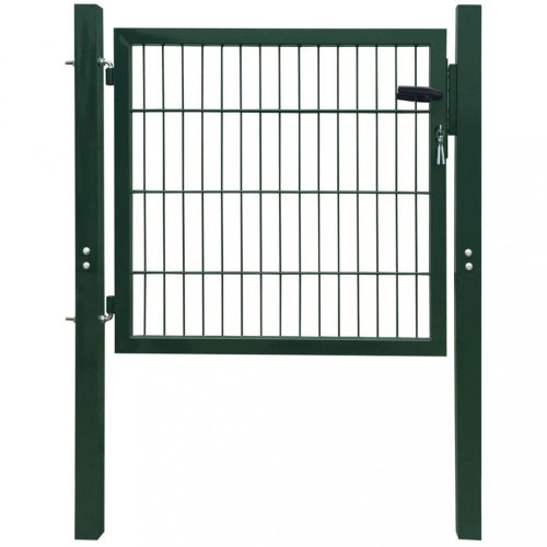 Zöld acél kerítéskapu 105 x 150 cm