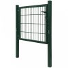 Zöld acél kerítéskapu 105 x 150 cm