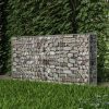 Horganyzott acél gabion kosár 200 x 30 x 100 cm