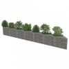 Horganyzott acél gabion fal 450 x 30 x 50 cm