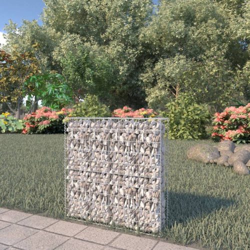 Horganyzott acél gabion fal felső zárással 80 x 20 x 100 cm