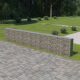 Horganyzott acél gabion fal fedéllel 600 x 30 x 100 cm