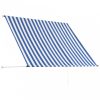 Feltekerhető kék és fehér napellenző 200 x 150 cm
