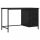 Ipari fekete acél íróasztal fiókokkal 120 x 55 x 75 cm