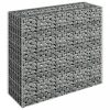 Horganyzott acél gabion magaságyás 90 x 30 x 90 cm