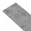 Barna cement színű 2 mm-es öntapadó PVC padlóburkolat 5,02 m²
