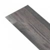 Ipari faszínű nem öntapadó PVC padlóburkoló lapok 2 mm 5,26 m²