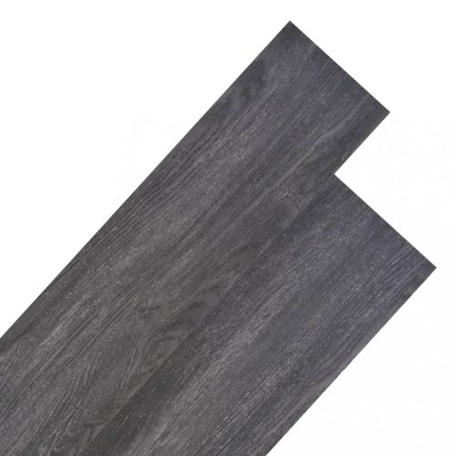 Fekete nem öntapadó pvc padlóburkoló lapok 3 mm 4,46 m²