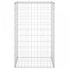 Horganyzott acél gabion fal fedéllel 60 x 50 x 100 cm