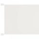 Fehér oxford-szövet függőleges napellenző 100 x 600 cm