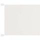 Fehér oxford-szövet függőleges napellenző 180 x 800 cm