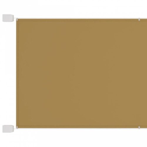 Bézs oxford-szövet függőleges napellenző 100 x 1200 cm