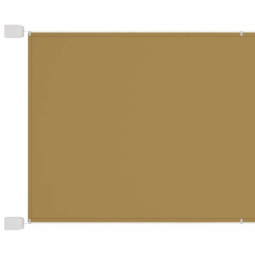 Bézs oxford-szövet függőleges napellenző 140 x 600 cm