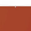 Terrakotta oxford szövet függőleges napellenző 60 x 600 cm