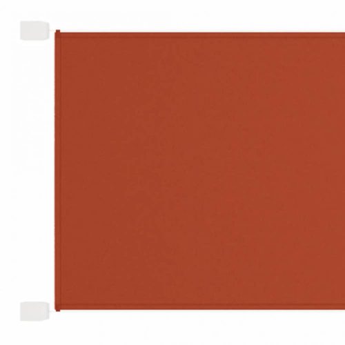 Terrakotta oxford-szövet függőleges napellenző 60 x 1000 cm