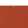 Terrakotta oxford-szövet függőleges napellenző 100 x 1200 cm