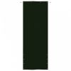 Sötétzöld oxford-szövet erkélyparaván 80 x 240 cm