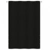 Fekete oxford-szövet erkélyparaván 160 x 240 cm