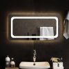 LED-es fürdőszobatükör 80 x 40 cm