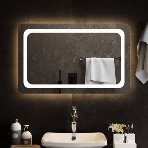 LED-es fürdőszobatükör 80 x 50 cm