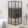 Fekete csíkos ESG zuhanykabin 70 x 70 x 180 cm