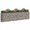 Horganyzott vas gabion magaságyás 400x50x100 cm