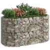 Horganyzott vas gabion magaságyás 200x100x100 cm