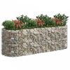 Horganyzott vas gabion magaságyás 300x100x100 cm