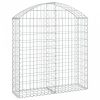 Íves horganyzott vas gabion kosár 100x30x100/120 cm