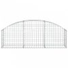 Íves horganyzott vas gabion kosár 150x30x40/60 cm