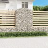 Íves horganyzott vas gabion kosár 150x50x220/240 cm