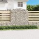 Íves horganyzott vas gabion kosár 200x30x200/220 cm