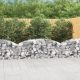 Íves horganyzott vas gabion kosár 200x50x60/80 cm