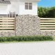 Íves horganyzott vas gabion kosár 200x50x180/200 cm