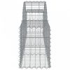 Íves horganyzott vas gabion kosár 200x30x40/60 cm