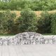 Íves horganyzott vas gabion kosár 300 x 30 x 40/60 cm