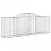 Íves horganyzott vas gabion kosár 300 x 50 x 100/120 cm