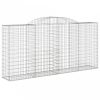 Íves horganyzott vas gabion kosár 300 x 50 x 140/160 cm