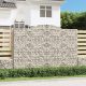 Íves horganyzott vas gabion kosár 300 x 50 x 200/220 cm