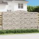 Íves horganyzott vas gabion kosár 400x50x220/240 cm