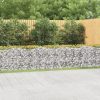 Íves horganyzott vas gabion magaságyás 800 x 50 x 100 cm