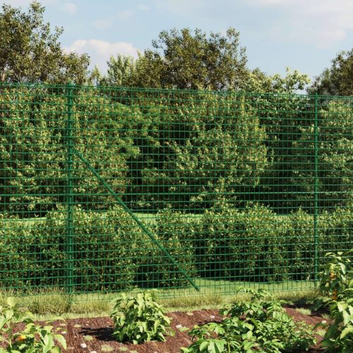 Zöld dróthálós kerítés cövekekkel 1,6 x 10 m