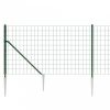 Zöld dróthálós kerítés cövekekkel 1,1x10 m
