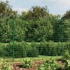 Zöld dróthálós kerítés cövekekkel 1,4x10 m