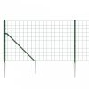 Zöld dróthálós kerítés cövekekkel 0,8x25 m